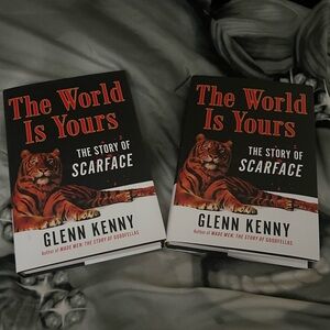 “The World Is Yours” Scarface story hard copy book.